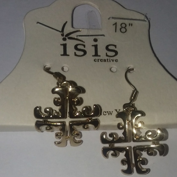 Sold Egyptian Goddess Isis Cross necklace  set - Picture 2 of 5